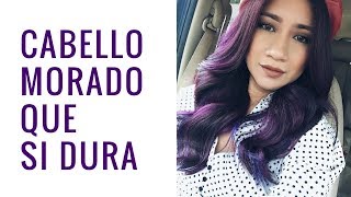 CABELLO MORADO 💜 tinte en casa cuidados y más detalles  JORYCK [upl. by Alcina]