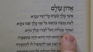 Adon Olam How to Say This Jewish Prayer [upl. by Dee571]