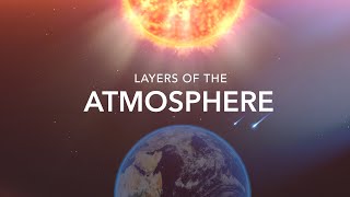 Layers of the Atmosphere Animation [upl. by Neelyt]