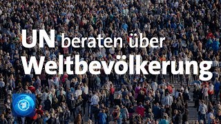 UNKonferenz Vereinte Nationen beraten über Wachstum der Weltbevölkerung [upl. by Yelnikcm]