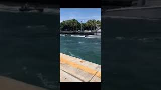 Boat Sinks at Boynton Inlet [upl. by Nanam]