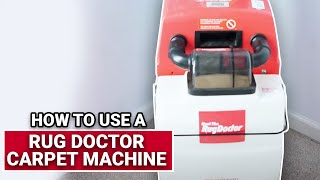 How To Use A Rug Doctor Carpet Machine  Ace Hardware [upl. by Esilrac]