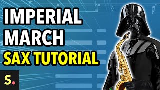 The Imperial March Sax Tutorial  Saxplained [upl. by Ahras]