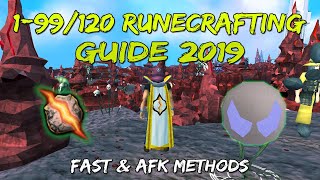 199120 Runecrafting Guide 20192020  Fast  AFK Methods Runescape 3 [upl. by Atener]