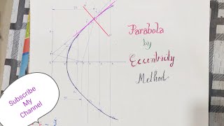 Parabola By Eccentricity Method [upl. by Euqinomad]