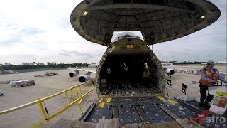 747 Freighter Nose Loading [upl. by Arhas]