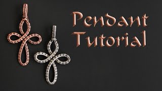 Celtic Wire Weave Cross Pendant Tutorial  And an Update [upl. by Clarie485]