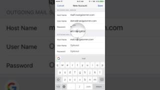 Email Setup on iPhone and iPad POP3 or IMAP [upl. by Leraj]