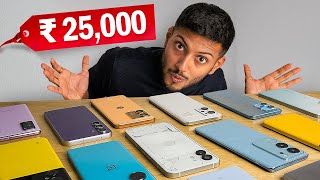 5 Best Smartphones Under ₹25000 [upl. by Yecram116]