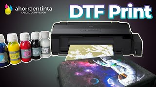 Como modificar para DTF la impresora L1800 💥 Imprime prendas de color de algodón con coste muy bajo [upl. by Toms635]