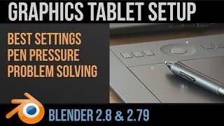 How to Set Up a Graphics Tablet  Blender 28 amp 279 [upl. by Nonaihr]