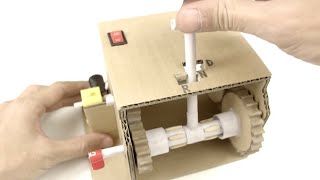 How to make Reverse Gearbox  DIY Cardboard [upl. by Yeliab]