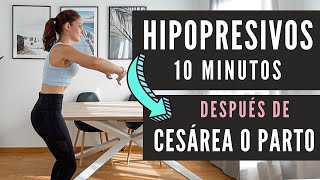 Ejercicios Abdomen POST CESÁREA ✅ HIPOPRESIVOS ¡Recupera tu figura [upl. by Maghutte]