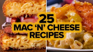 25 Mac N Cheese Recipes [upl. by Ahsikym]