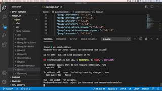 Nodejs how to solve vulnerability issues [upl. by Lazarus]