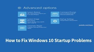 How to Fix Windows 10 Startup Problems 4 Ways [upl. by Beitris58]