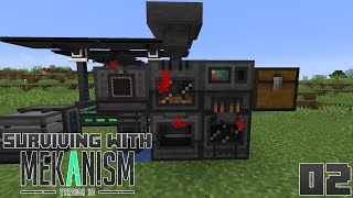 Surviving With Mekanism v10  E02  3x Ore Processing [upl. by Sirej]