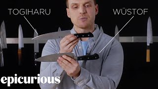 Knifemaker Explains The Difference Between Chefs Knives  Epicurious [upl. by Manlove310]