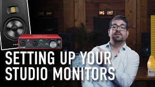 How to Setup Your Studio Monitors With an Audio Interface  ADAM Audio [upl. by Ilojna]