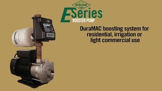 McDonald Minute  ESeries Booster Pump [upl. by Zack]