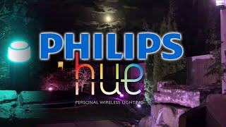 Philips Hue LED Outdoor Lights  Wifi Colored Lighting [upl. by Maxia744]