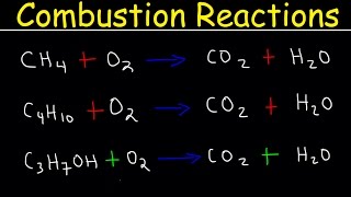 Balancing Combustion Reactions [upl. by Nebra]