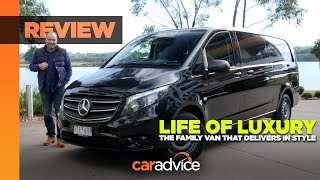 2021 MercedesBenz Vito Review  CarAdvice  Drive [upl. by Ledarf774]