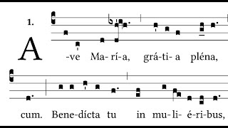 Ave Maria  Gregorian Chant [upl. by Elyrehc352]