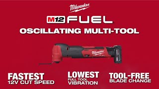 Milwaukee® M12 FUEL™ Oscillating MultiTool [upl. by Norahc]