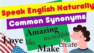 Lesson 5 101 Common Synonyms Words in English [upl. by Samaj538]