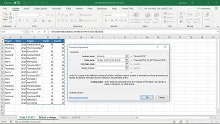 Microsoft Excel Vlookup Function with Multiple Criteria [upl. by Bagley]