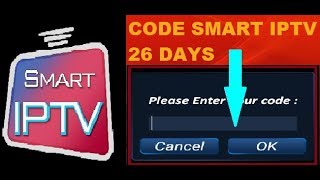 NEW CODE ACTIVATION APPLICATION SMART IPTV FOR 26 DAYS [upl. by Jerol]