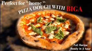 How to Make Perfect HOME Pizza With BIGA  Impasto per Casa [upl. by Nuawaj]