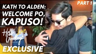 Kathryn welcomes Alden to ABSCBN Studios  ‘Hello Love Goodbye [upl. by Kielty]