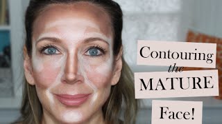 How to Contour the Mature Face  Contouring amp Highlighting Tutorial [upl. by Yttak]