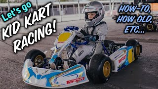 HOW TO GET STARTED IN KID KART RACING  Go Kart racing at 6years old  Learn how to start racing [upl. by Eignat]