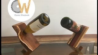 Scrap Wood Project Balancing Wine Holder [upl. by Whiteley]