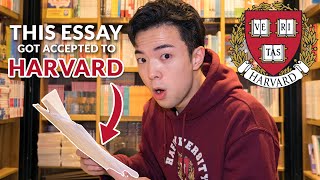 READING COLLEGE ESSAYS THAT GOT ADMITTED TO HARVARD UNIVERSITY [upl. by Oderf]