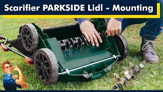 PARKSIDE Electric Scarifier  Aerator from Lidl unboxing and mounting [upl. by Krm]