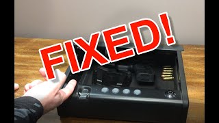 SentrySafe QAP1BE Gun Safe NOT opening properly  FIXED [upl. by Ltsyrk]