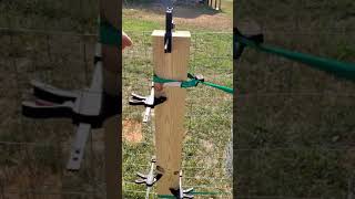 Tightening Welded Wire Fence Hack [upl. by Burdett371]