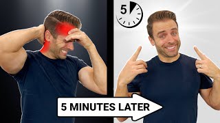 Tension Headache  GONE  In Just 5 Minutes [upl. by Siriso465]