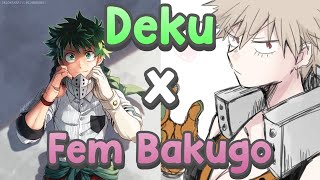 Deku x Fem Bakugo Texting Story OneShot [upl. by Koziara]