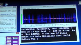 Morse Code Decoding Software MRP40 CWGet CW Decoder Review – AF5DN [upl. by Neddra239]