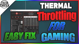 Thermal Throttling  Easy Fix 🔧  ThrottleStop  UPDATED NoLags [upl. by Trilbie]