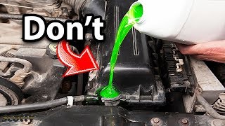 Never Do This When Changing Your Coolant [upl. by Aseiram]