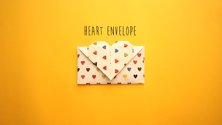 DIY Heart Envelope [upl. by Jerrold310]