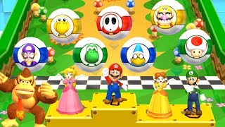 Mario Party 9  All Characters  Garden Battle 5 [upl. by Merwin355]