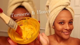 DIY Turmeric Face Mask for Hyperpigmentation amp Acne Scars ✨ [upl. by Ardnovahs]