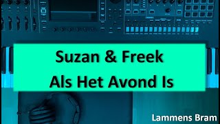 Suzan amp Freek  Als Het Avond Is Karaoke [upl. by Kciredohr]